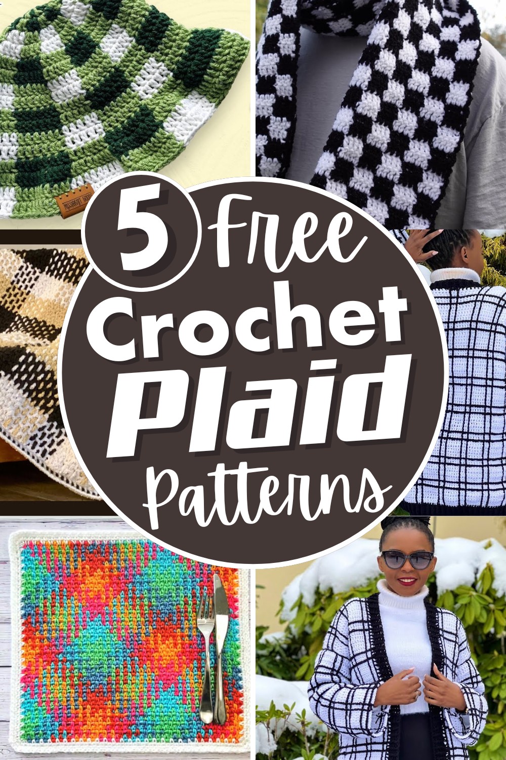 Unique And Simple To Crochet Plaid Patterns