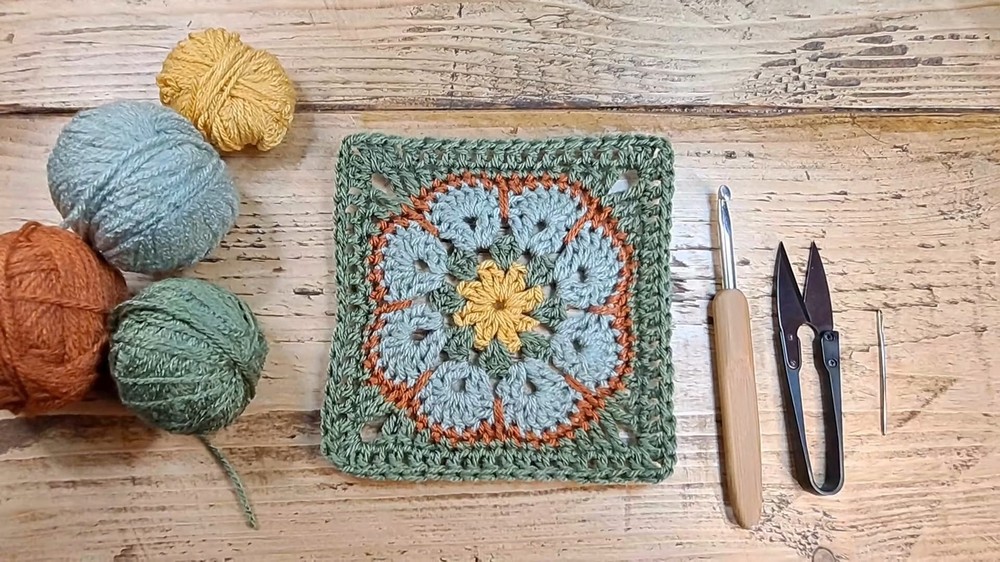 Crochet African Flower