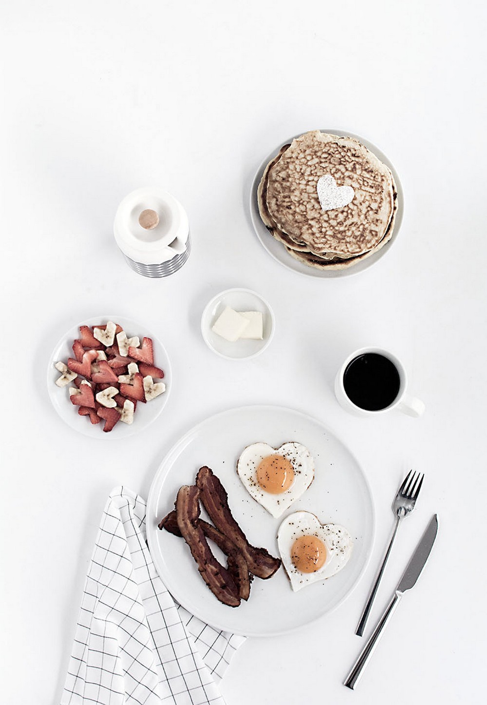 Heart-shaped Brunch