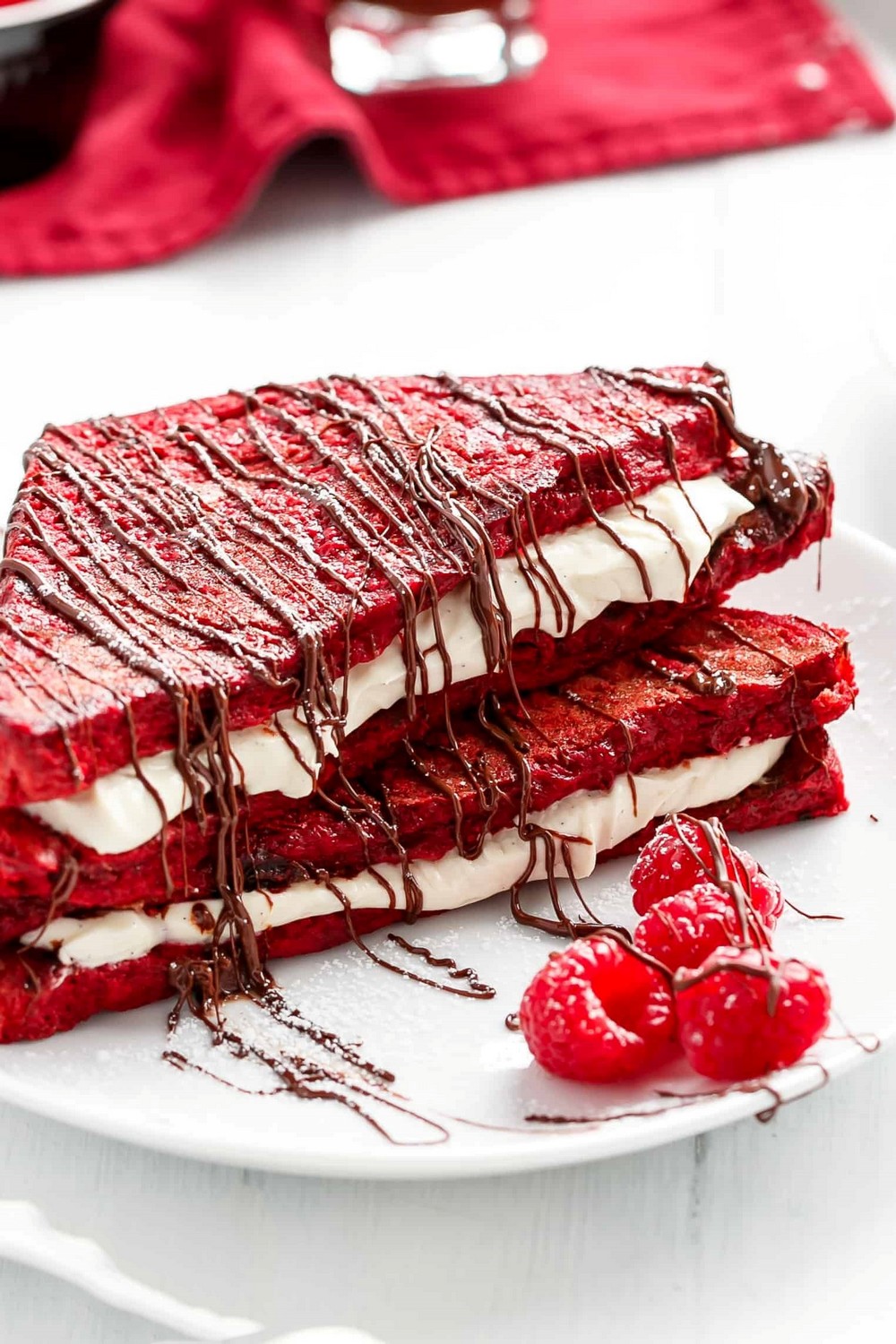 Red Velvet French Toast
