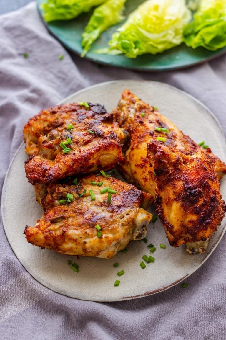 Air Fryer Chicken Thighs - Super Crispy