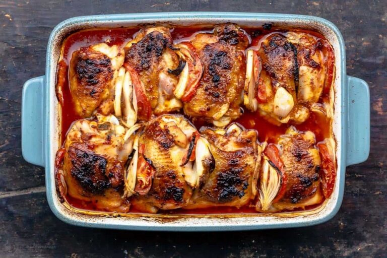 Juiciest Baked Chicken Thighs