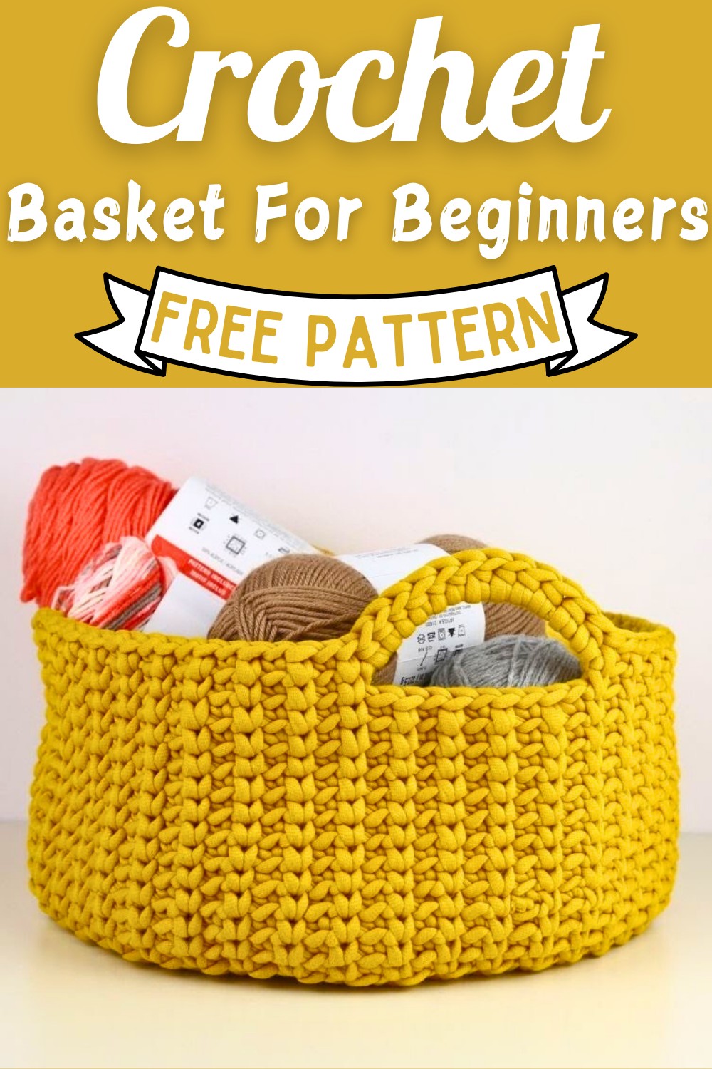 Crochet Easy Basket For Beginners