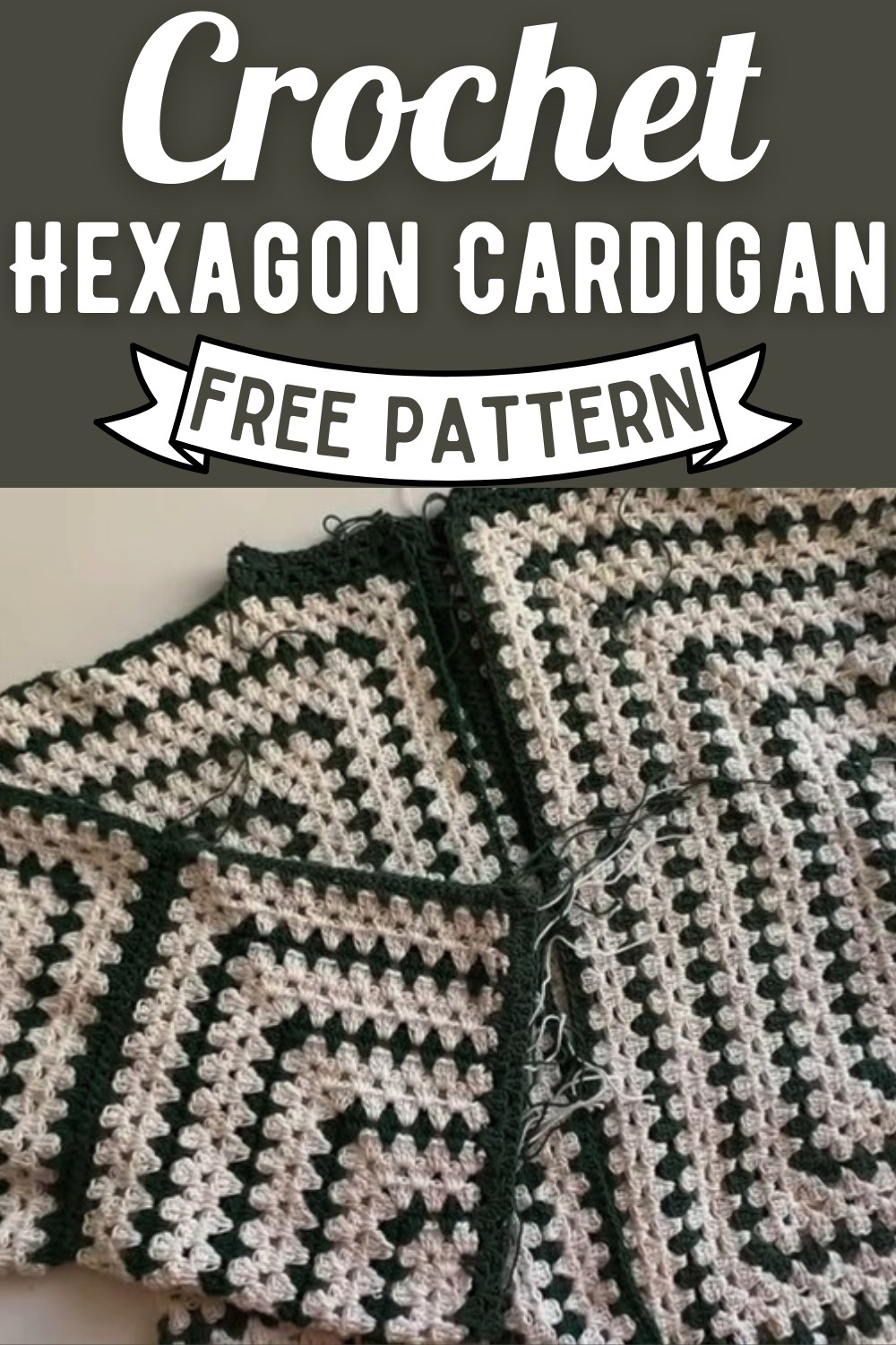 Crochet Hexagon Cardigan