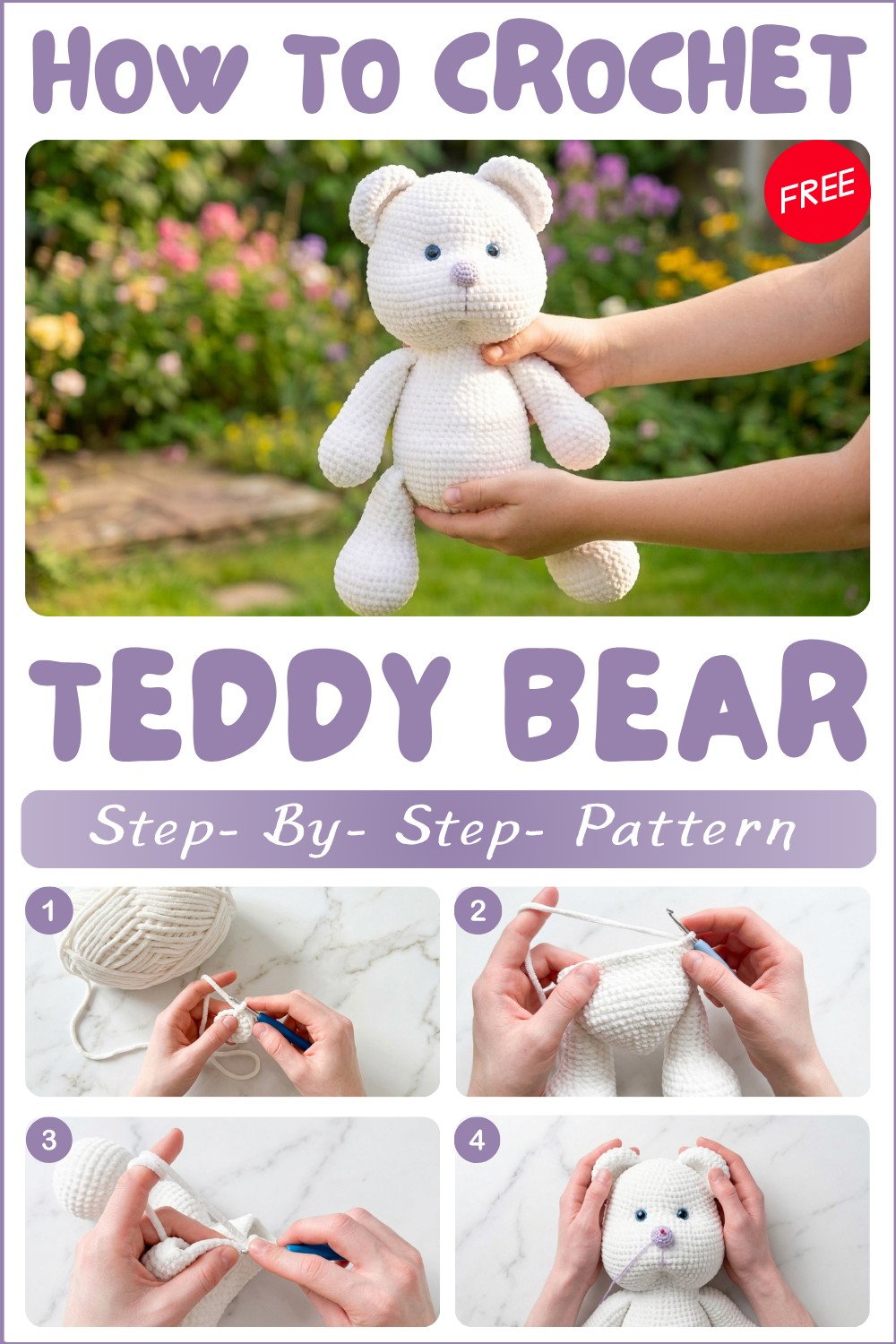 Adorable Crochet Teddy Bear Amigurumi Pattern For Handmade Happiness