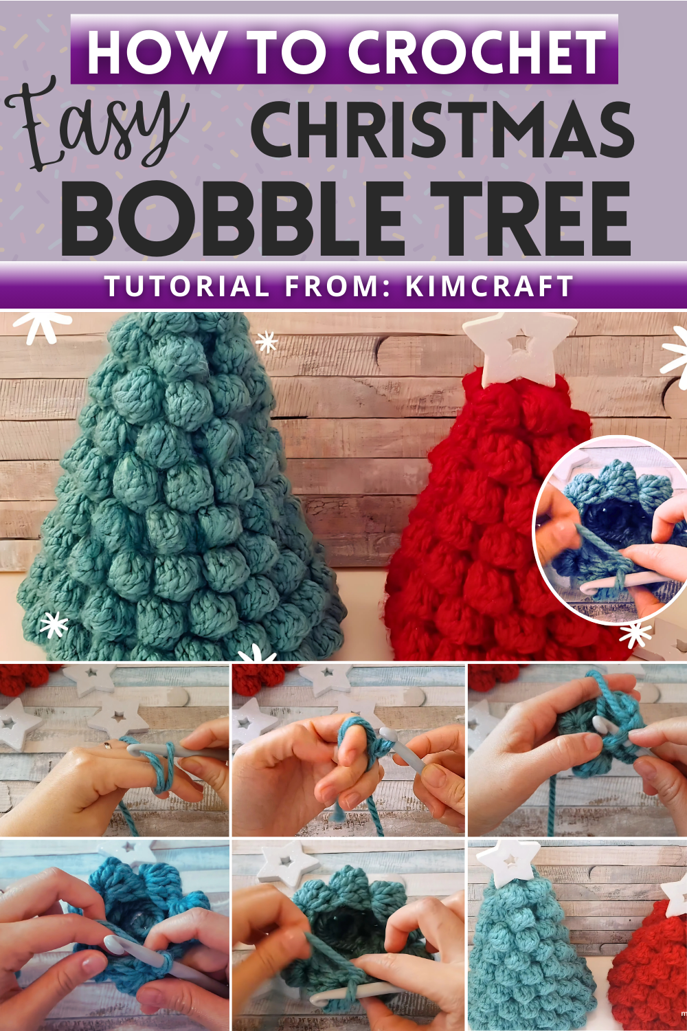Crochet Christmas Bobble Tree pattern