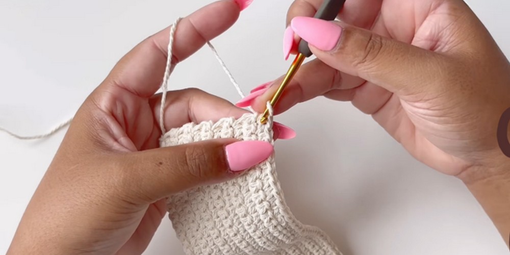 Crochet Ocean Bag step 2