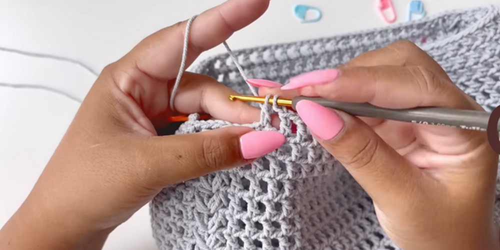 Crochet Ocean Bag step 4