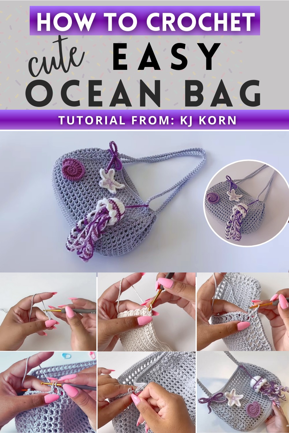 Crochet Ocean Bag