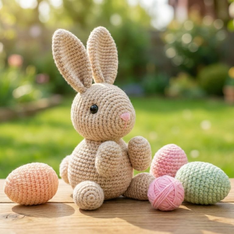 Cute Crochet Easter Bunny Amigurumi Pattern