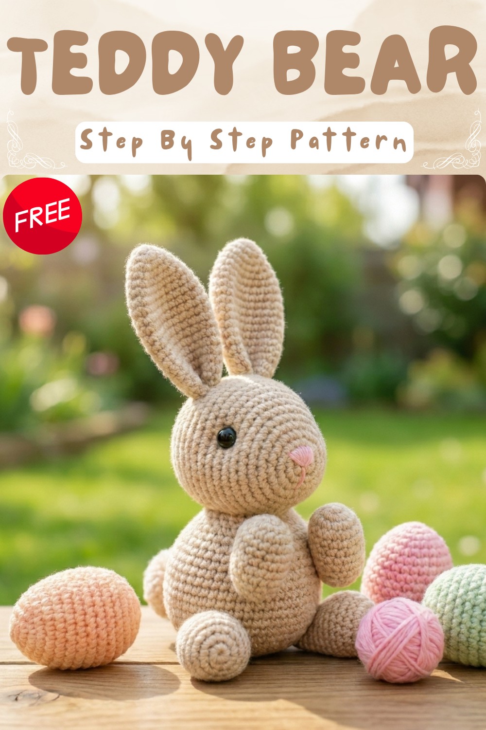 Cute Crochet Easter Bunny Amigurumi Pattern