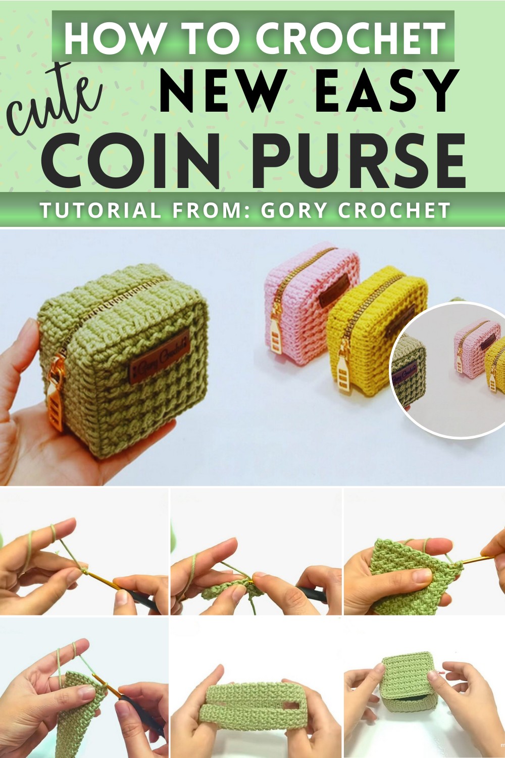 Easy Crochet Coin Purse For Beginners