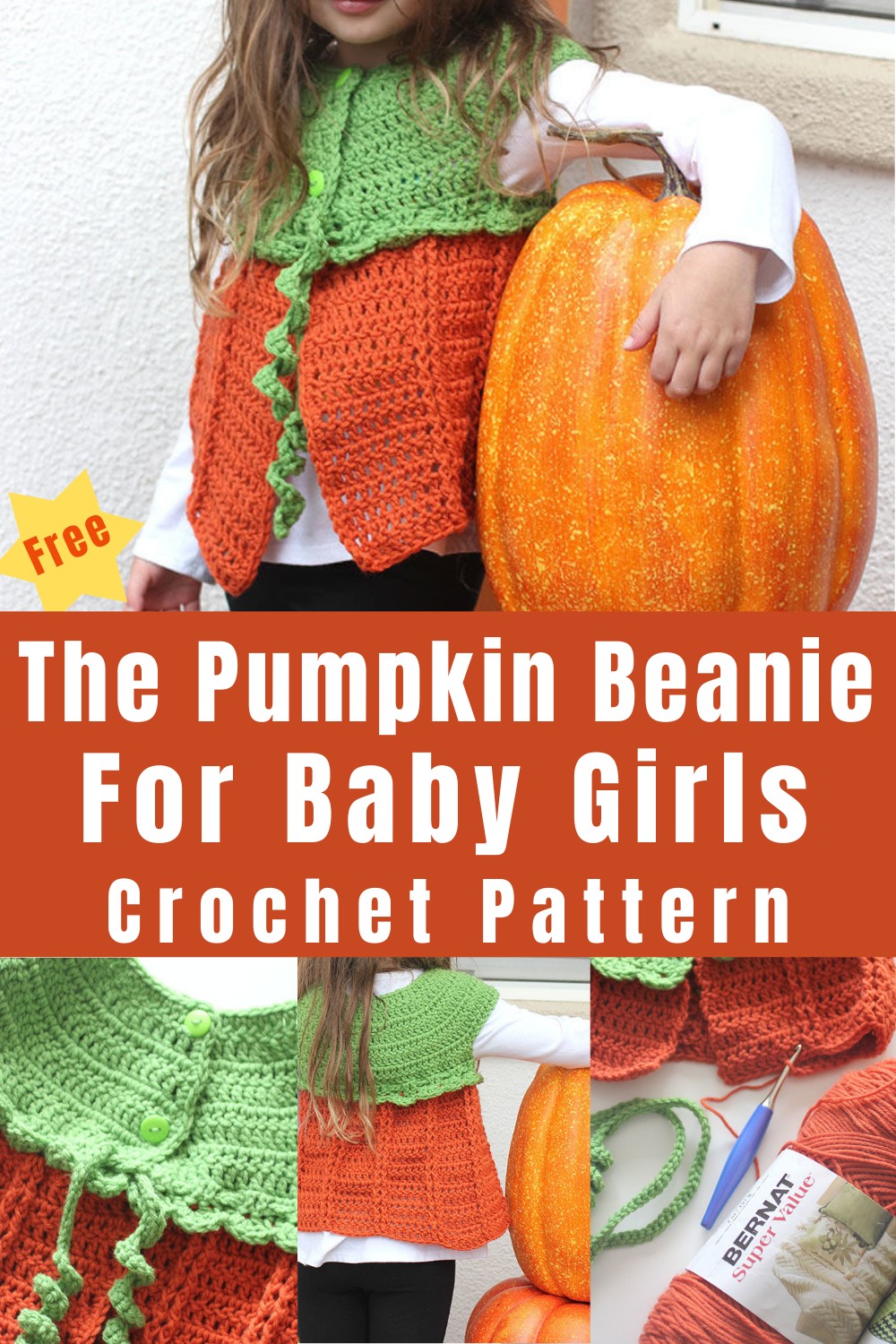 Crochet Pumpkin Beanie