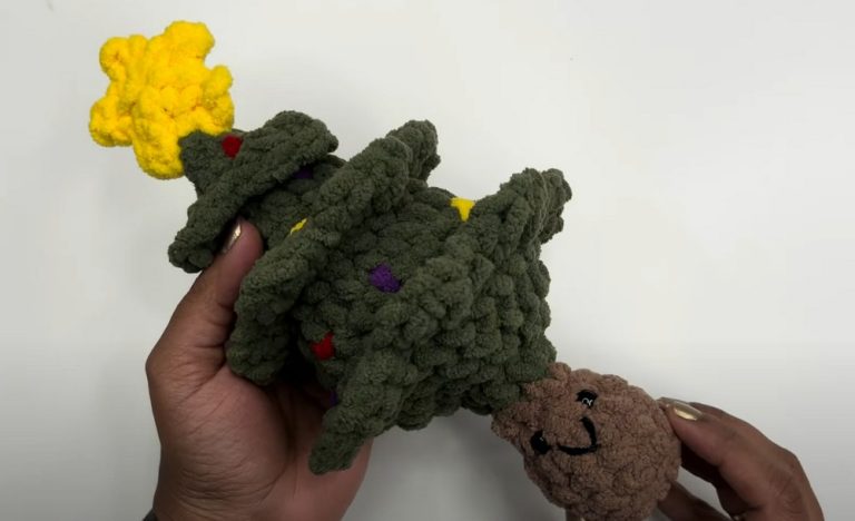 Crochet Amigurumi Christmas Tree Pop Fidget Pattern