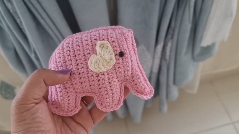 Crochet Amigurumi Elephant Pattern For Cutest Ornament