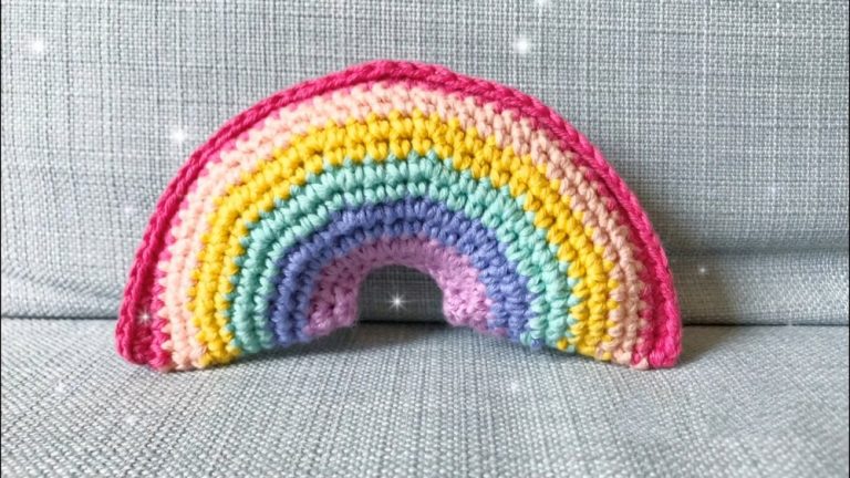 Crochet Rainbow Amigurumi Pattern To Bring Colors Indoor