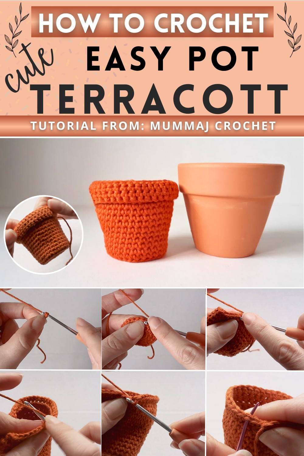 Crochet A Terracotta Pot For Cacti Or Flowers