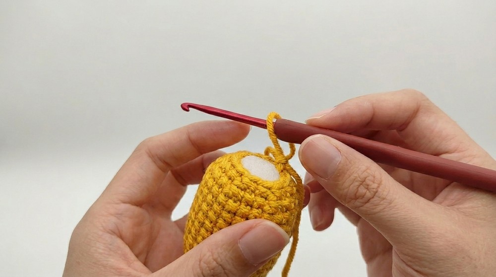 Crochet Amigurumi Corn Keychain Pattern Free 5