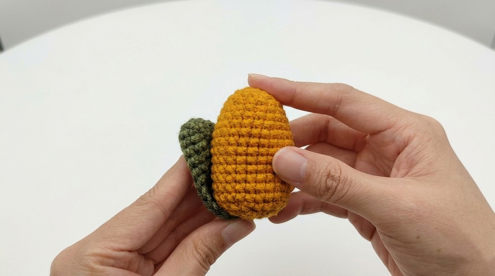 Crochet Amigurumi Corn Keychain Pattern Free 7