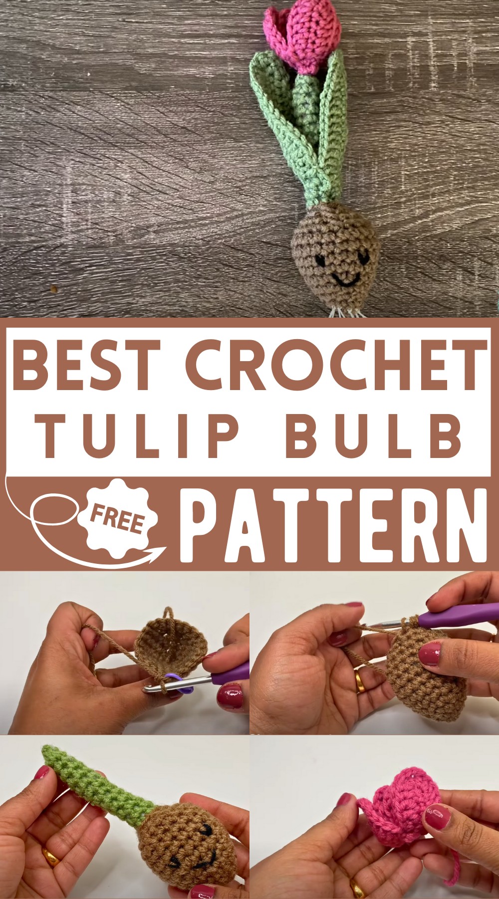 Crochet Amigurumi Tulip Bulb Pattern