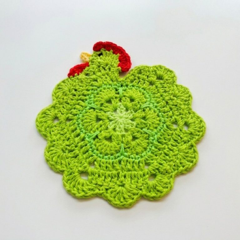 Crochet Chicken Potholder Pattern For Seasonal Gifts
