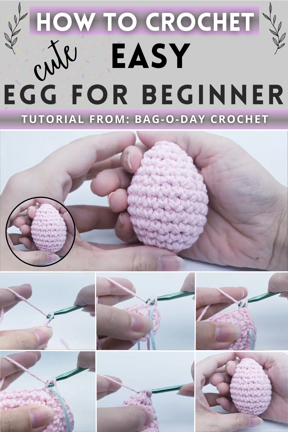 Crochet Egg Tutorial