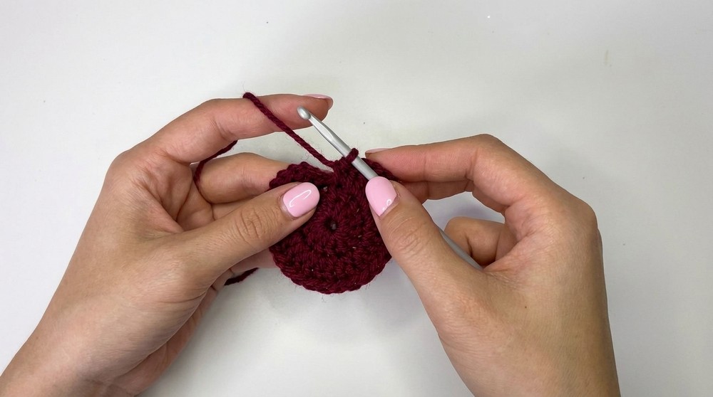 Crochet Heart Trinket Tray Very Easy Beginner Tutorial 4