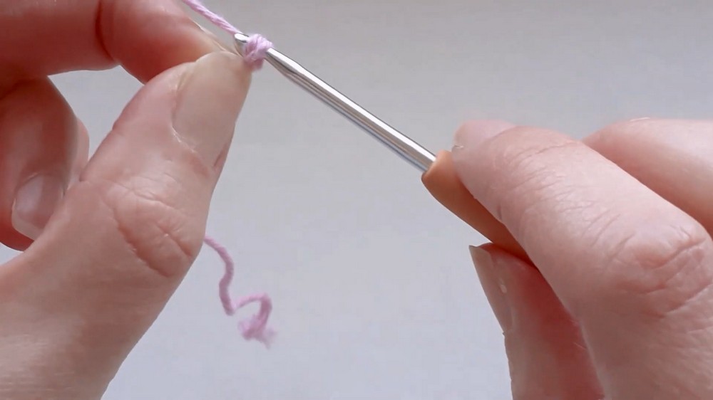 Crochet Kawaii Popsicle Stick step 1