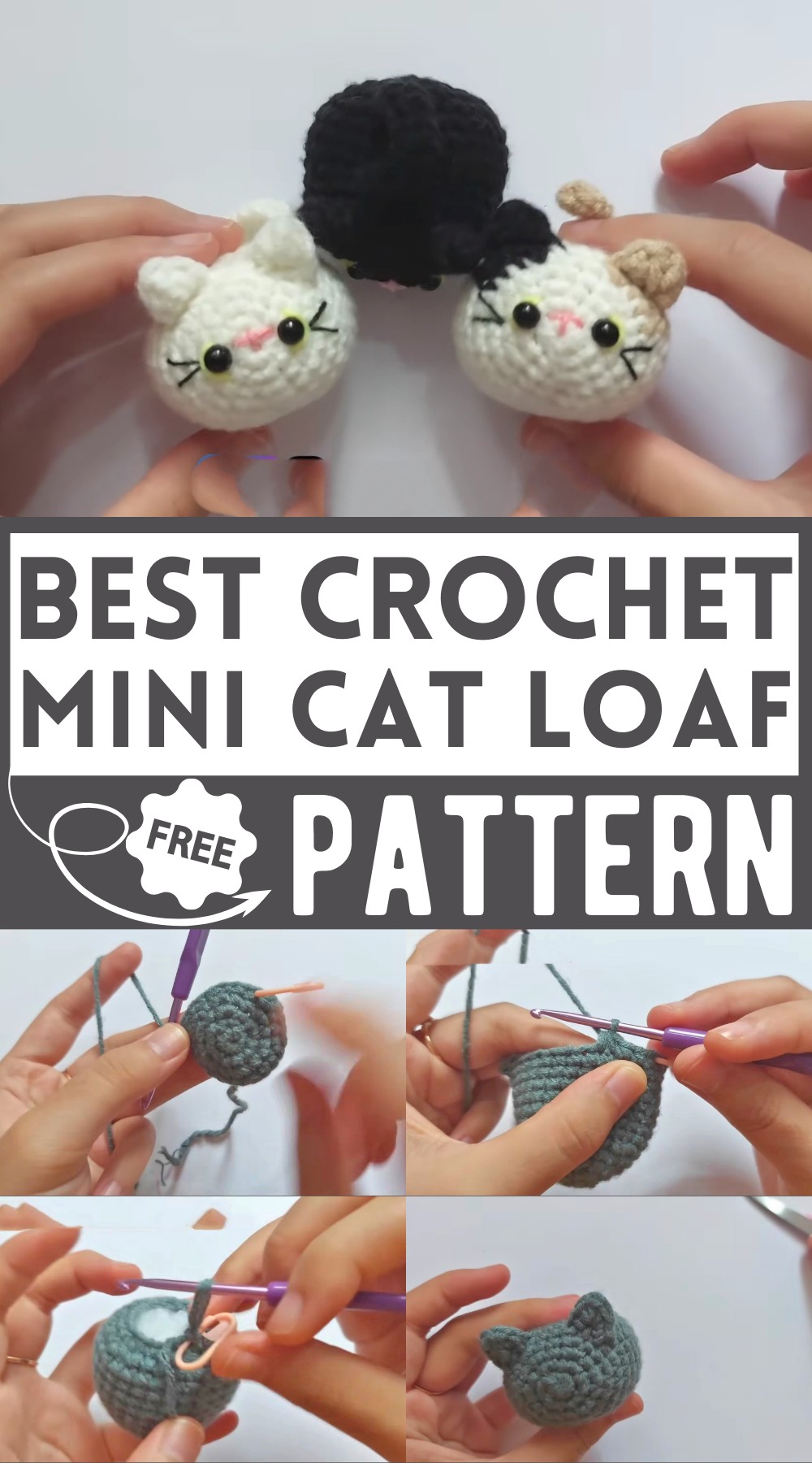 Crochet Mini Cat Loaf Pattern