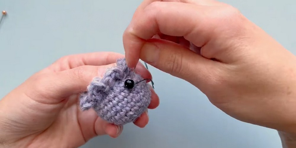 Crochet Mini amigurumi octopus step 6