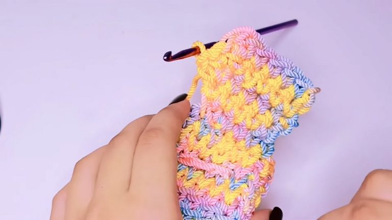 Crochet Miniature Backpack step 6