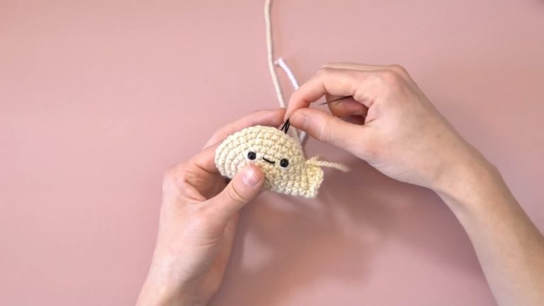Crochet Pierogi Amigurumi step 5