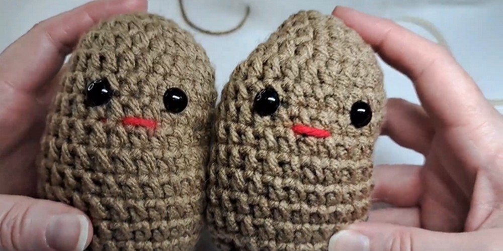 Crochet Positive Potato step 6
