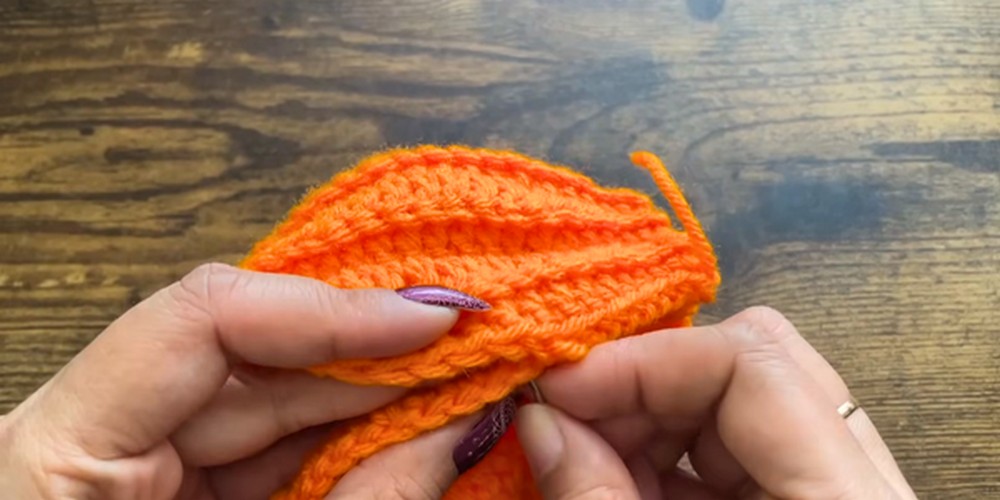 Crochet Pumpkin step 5