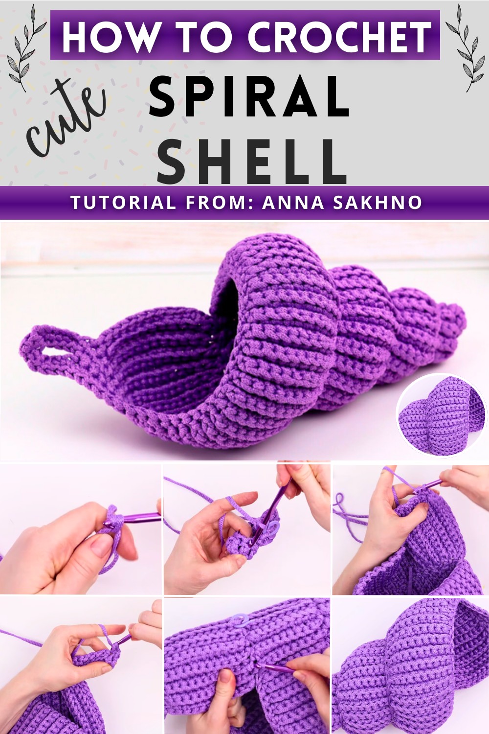 Crochet Spiral Shell