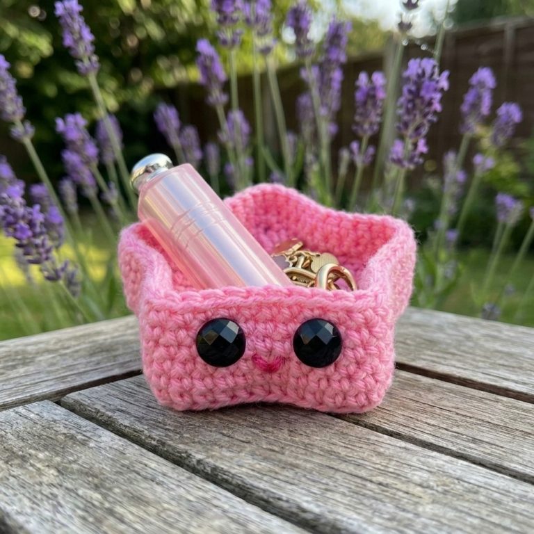 Crochet Star Trinket Tray Tutorial - Easy Beginner Tutorial 10
