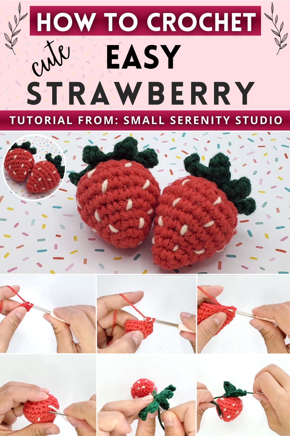 Crochet Strawberry Amigurumi