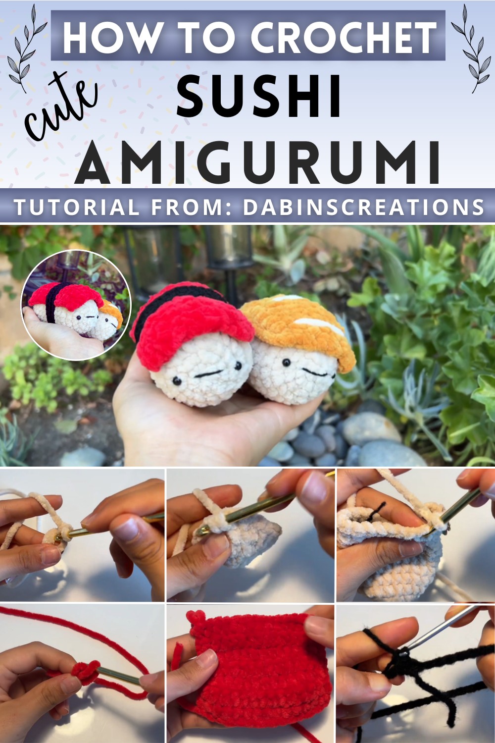 Crochet Sushi