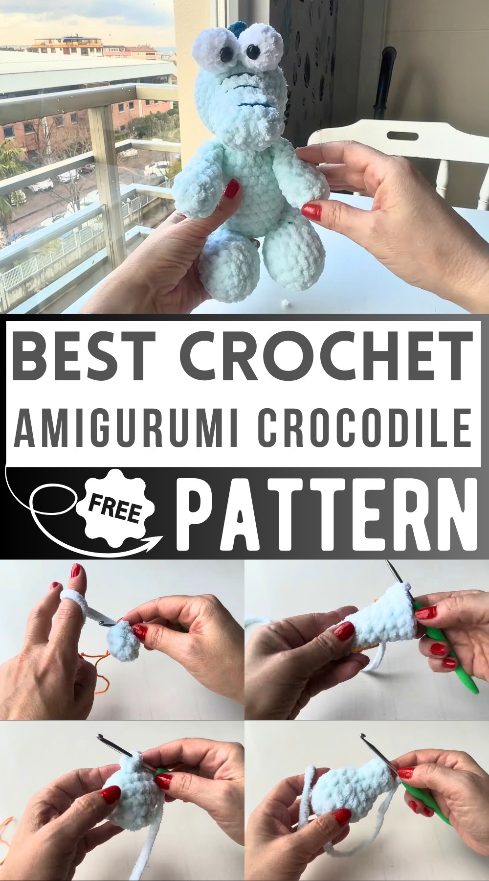 Crochet Your Amigurumi Crocodile