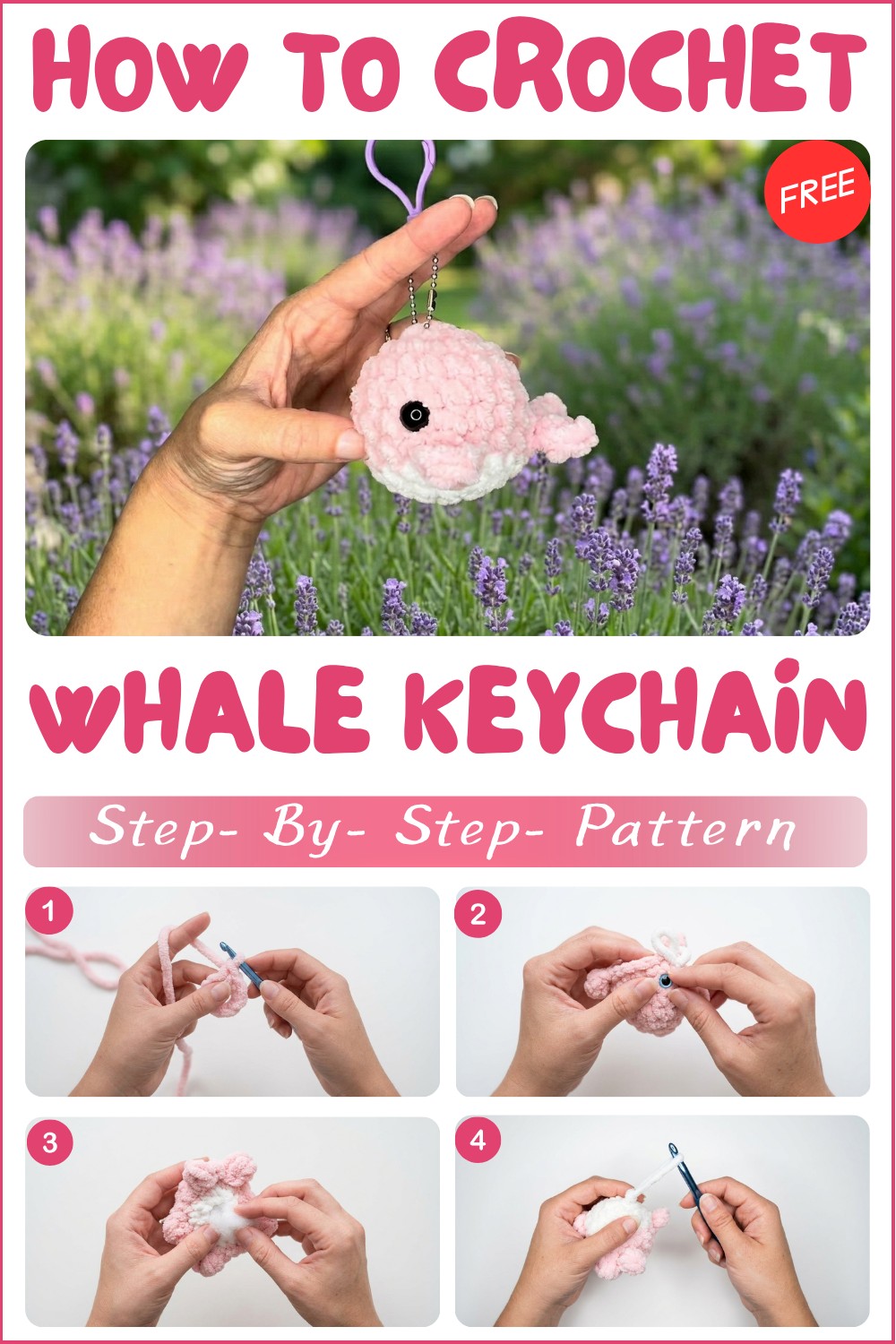 Cute And Cuddly Crochet Baby Whale Keychain Pattern To Add Splash Of Joy For Your Keys 1