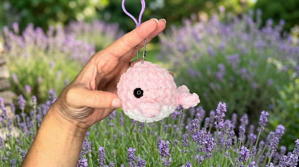 Cute And Cuddly Crochet Baby Whale Keychain Pattern To Add Splash Of Joy For Your Keys 2
