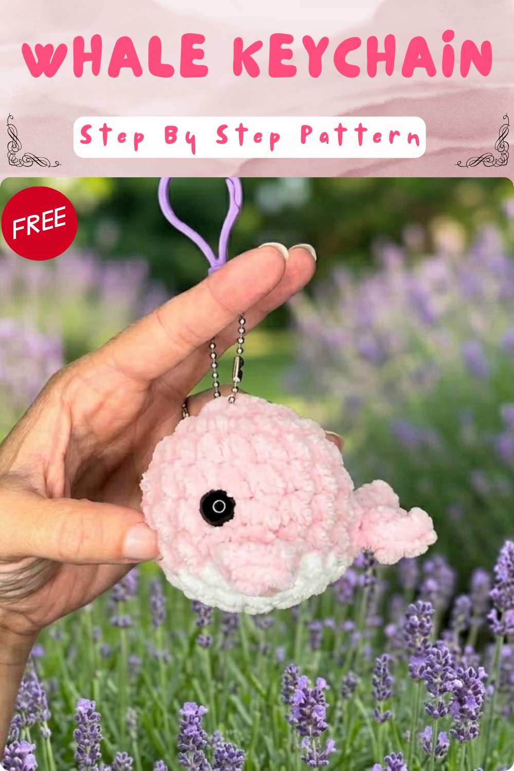 Cute And Cuddly Crochet Baby Whale Keychain Pattern To Add Splash Of Joy For Your Keys 8