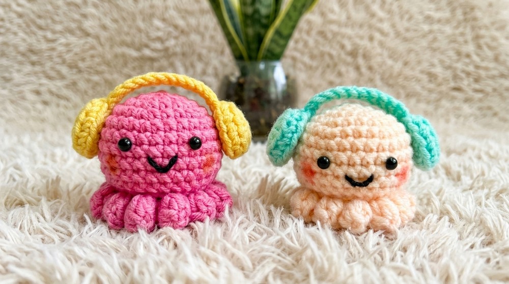 Cute And Easy Crochet Octopus Amigurumi Keychain Pattern Your Next Project 2