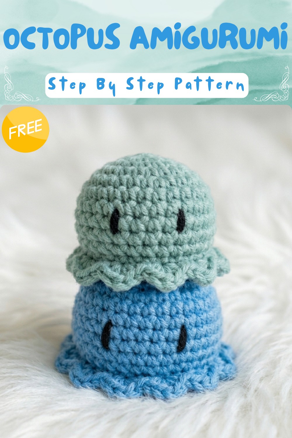 Handmade No-Sew Crochet Octopus Amigurumi Pattern