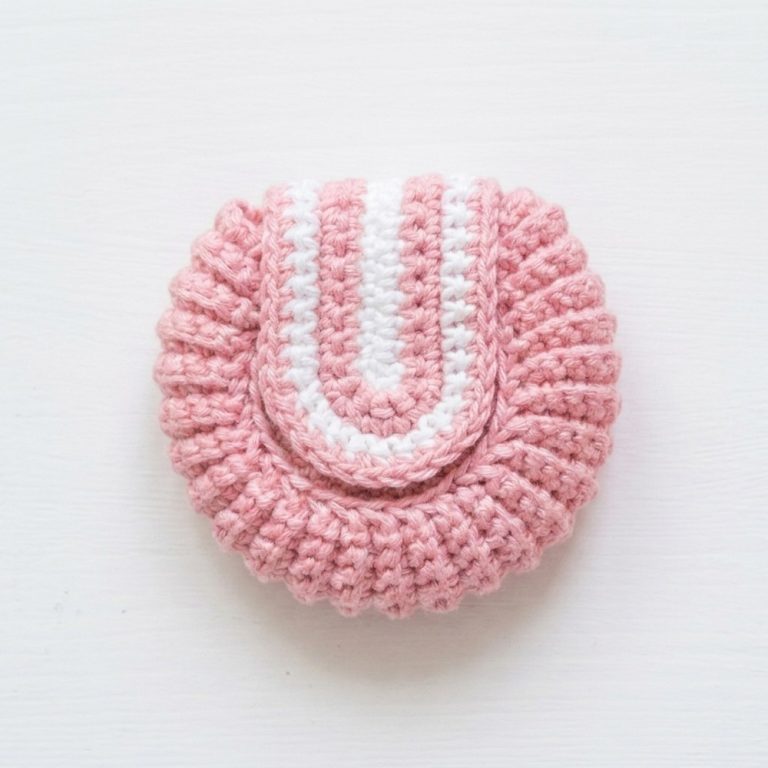 Small Crochet Round PouchBag Pattern