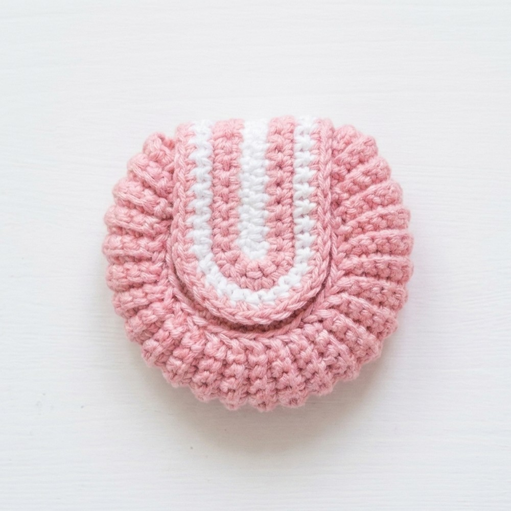Small Crochet Round PouchBag Pattern