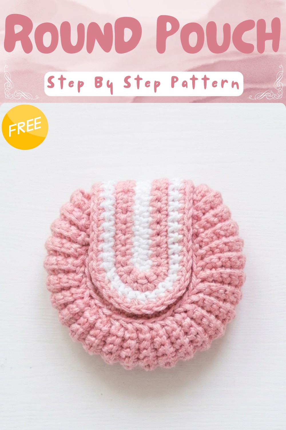 Small Crochet Round PouchBag Pattern