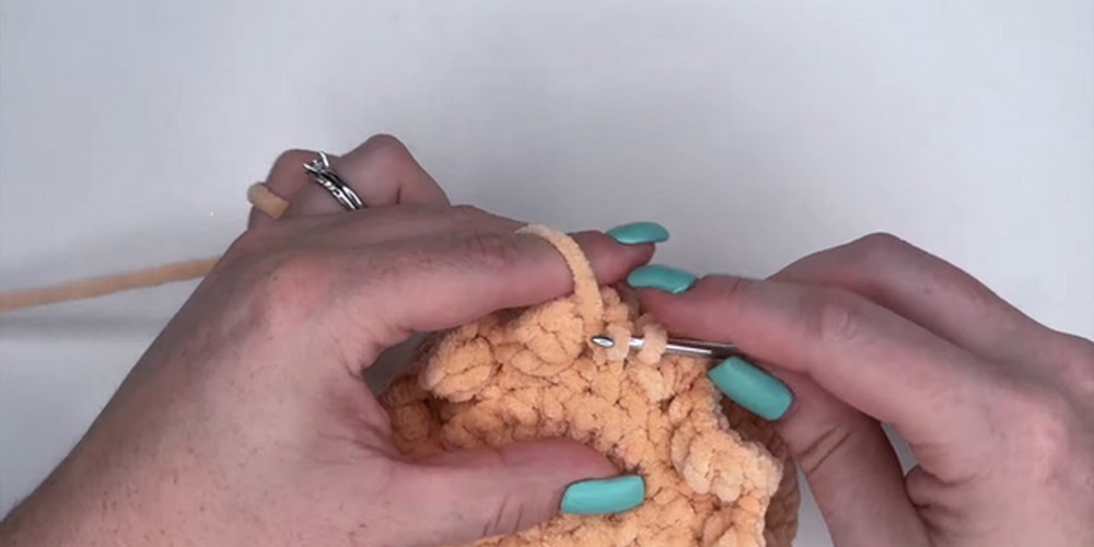 Stuffed No Seaw Crochet Jellyfish Amigurumi step 5