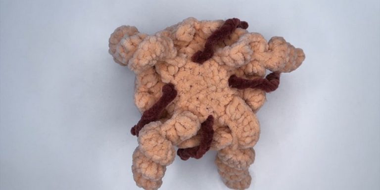 Stuffed No Sew Crochet Jellyfish Amigurumi step 6