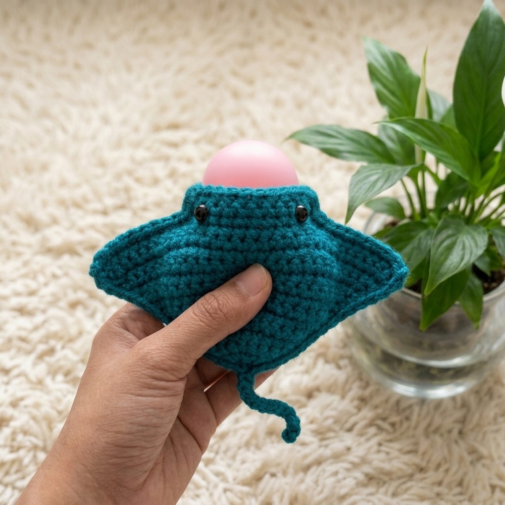 Unique Stuffed Crochet Squishy Stingray Amigurumi Pattern 10